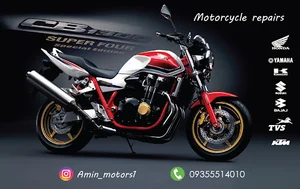 Amin motorsتعمیرگاه موتورسیکلت