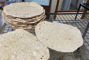 نان خانگی درچه
