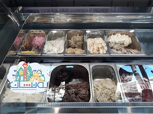 بستنی ایتالیایی کاراملی