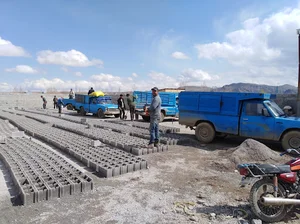 کارگاه بلوک زنی و قطعات بتنی اسپیران