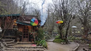 ورودی مسیر زیبای کافه نویان