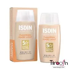 ضد آفتاب رنگی ایزدین (لایت) فیوژن واتر مجیک اصل ✓100%