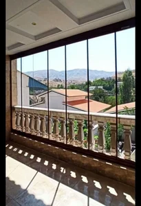شیشه تاشو بالکن در هفت حوض 5