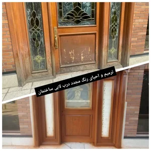 تعمیر و نصب درب چوبی در نیروی هوایی (پیروزی) 5