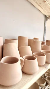 خانه سفال خاک رنگ