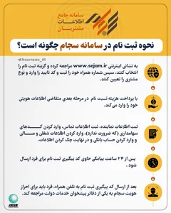 نحوه ثبت‌نام در سامانه سجام چگونه است؟ :: نورنیوز