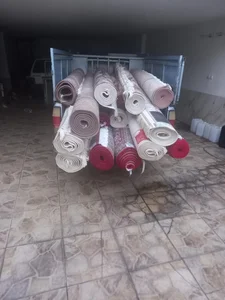 قالیشویی گل ابریشم چمنی