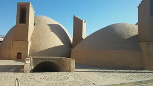 مجموعه آب انبار نه تایی شهر احمدآباد