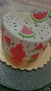 کیک خانگی وانیلا 5