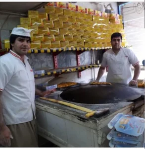نان برنجی پزی کلهر 3