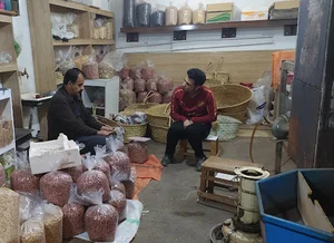 بادام پزی ابراهیم جهانپور عمده و جزعی