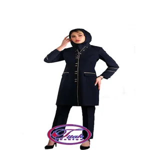 مانتو شلوار اداری و اسپرت تی تک مد
