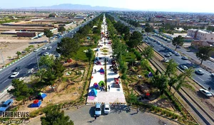 بزرگترین پارک خطی کشور در شهر کاشمر
