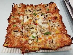برگر سوخاری سرخ و سفید