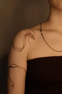 آرایش دائم و تتو بدن پری ناز پورعشایری 2