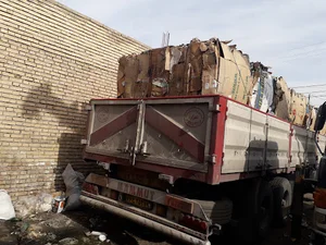 انبار بزرگ پرس کارتن و خرید ضایعات مهرداد خانپایه