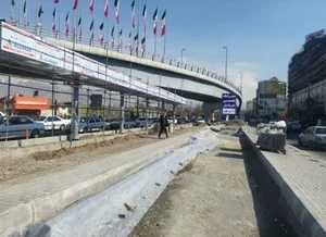 ایستگاه اتوبوس تندرو (brt) ایستگاه میانجاده(کرج نو)