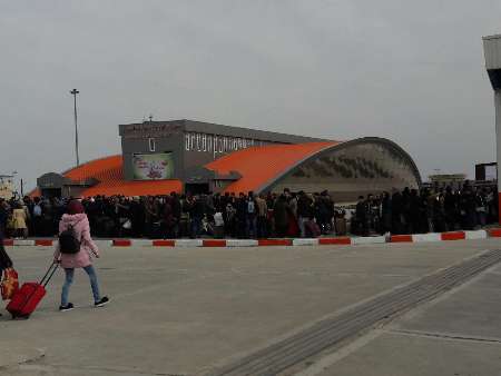 Passenger Hall Of Border Terminal/سالن مسافری