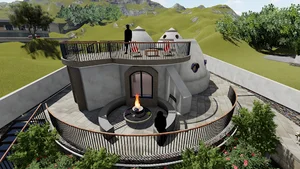 ابرخشت گروه معماری تیل superadobe