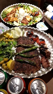 چلوکباب ذغالی میزبان
