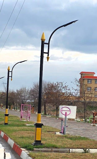 پایه چراغ پارکی آریا روشن