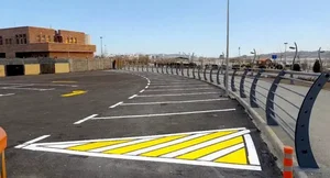 خط‌کشی و رنگ‌آمیزی ترافیکی ونک 5
