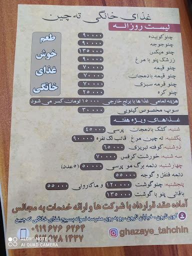 غذای خانگی ته چین