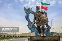 درباره المان وطن در بوستان وکیل‌آباد مشهد | تو رستم تهمتنی ...