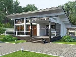 ویلای پیش ساخته چوبی هگمتان چوب