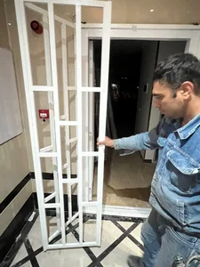 ساخت درب و حفاظ تاشو در حکیمیه 3