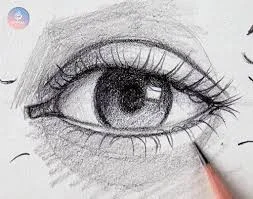 آموزش طراحی چشم ساده ولی واقعی