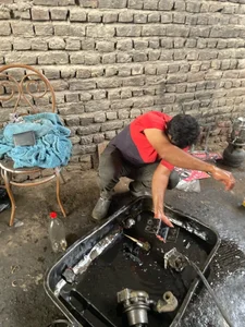 تعمیرگاه بنز استاد مراد شیخی و پسران و نرم کردن کلاچ 2