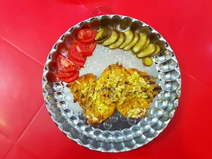 مرغ گریل دوآتیشه