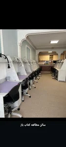 سالن مطالعه vip کتاب باز در تبریز