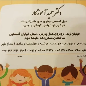 دکتر حمید آموزگار فوق تخصص قلب کودکان 4