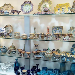 گالری ژینا (میناکاری، لعابی، سفال خام، ابزارسفال، رنگ)