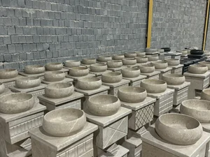 روشویی سنگی وسنگ نما تراورتن