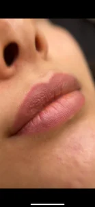 شیدینگ لب سوگل محمدی آرایش دائم 4