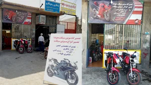 تعمیرگاه موتورسیکلت هندا