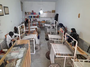 پارچه بافی سنتی طون