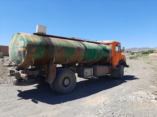 تانکر آبرسانی سنگ سفیدی