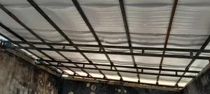 اجرای سقف شیروانی در خزانه 5