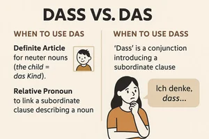 Das vs. Dass in German – When to Use Each Correctly