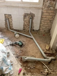 بازسازی لوله کشی بنایی آقایی 5