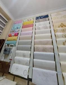 کاغذ دیواری ابیضی 3