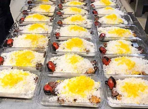 آشپزخانه بیرونبر کلبه غذا