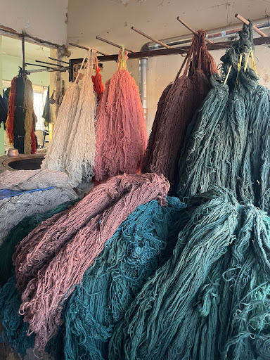 رنگرزی پشم و خامه (نخ ریسیده شده) با رنگ طبیعی | Natural Dyeing for woolen yarn