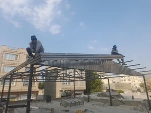اجرای سقف شیروانی در نیروی هوایی 3
