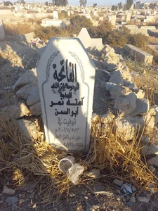 قبر بهيرة احمد محمود عبدالله (ام فارس)