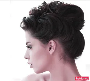 میکاپ و شنیون عروس الهام رحمانی 5